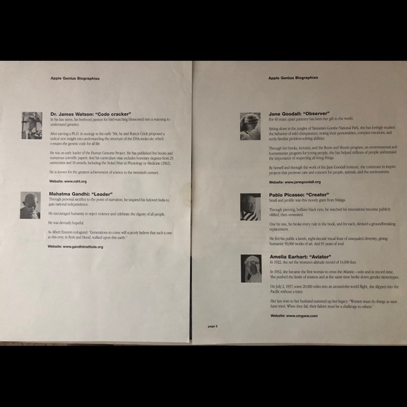 Apple Think Different Poster - Picture 3 of 3